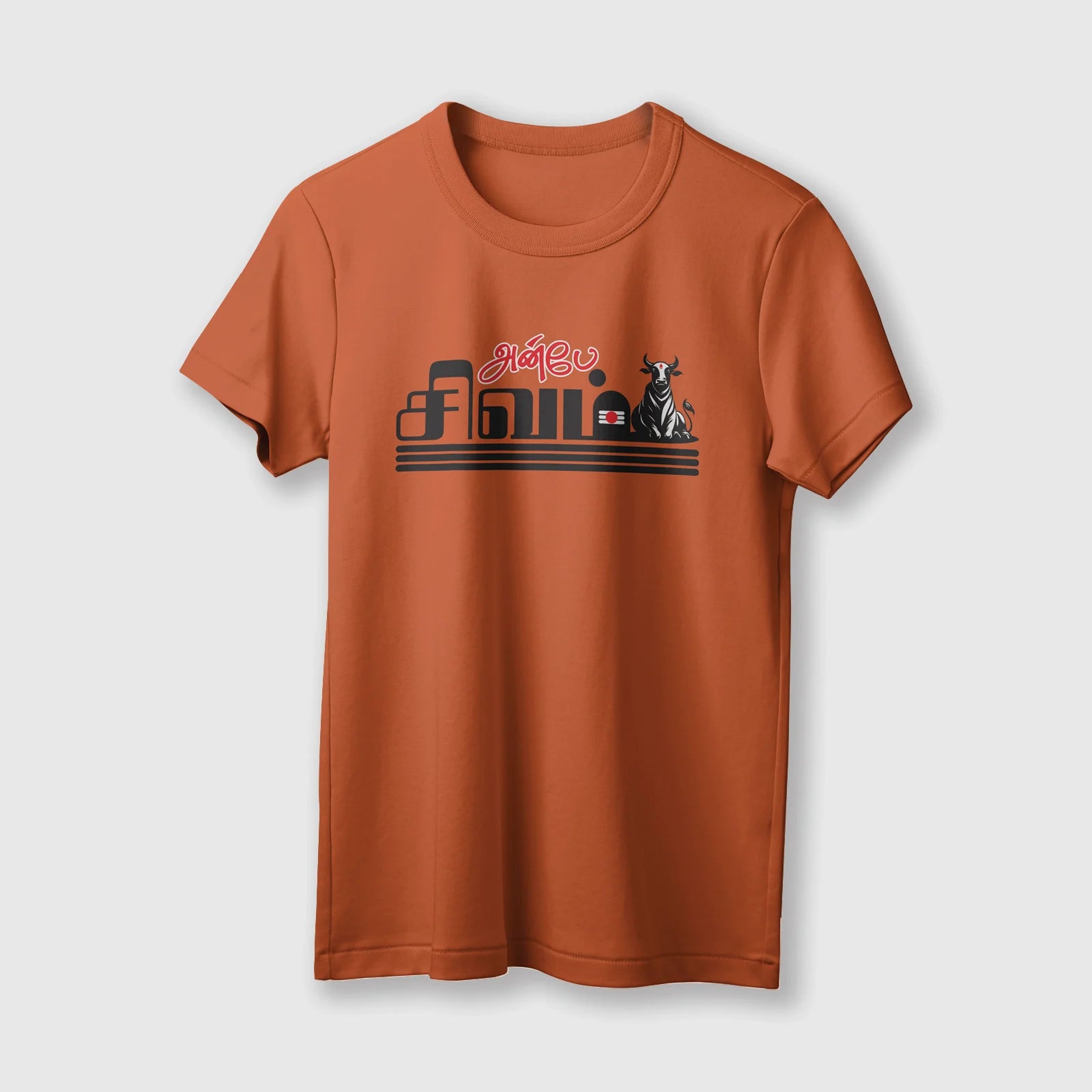 Anbe Sivam | Unisex T-Shirt | Tamil | 100% Cotton | Regular Fit | Spiritual Graphic Tee